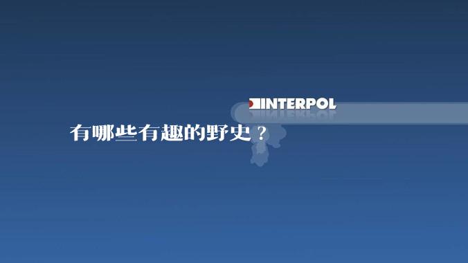 有哪些有趣的野史?